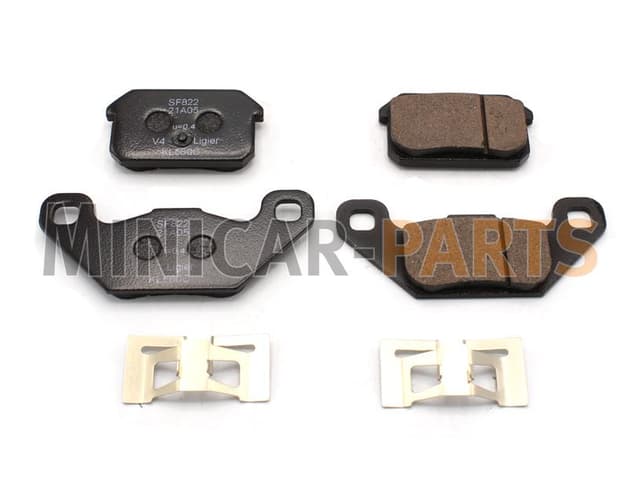 Hinten Bremsbelag + Feder Satz Pendulum