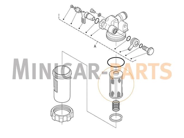 Fein-Kraftstofffilter Aixam Kubota Z482-E5B
