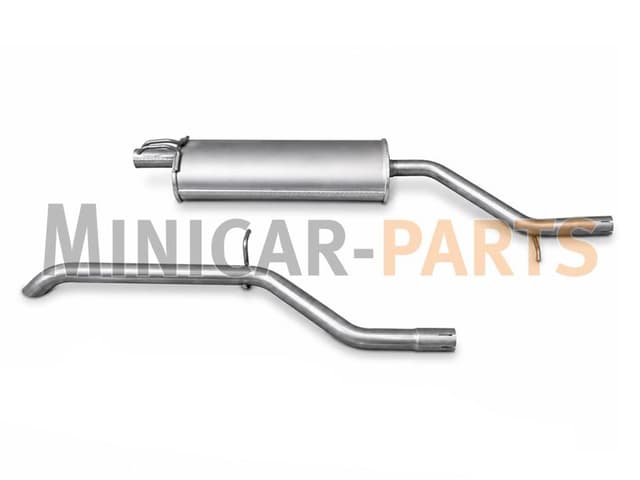 Endschalldämpfer Microcar / Dué / Ligier mit Lombardini Progress